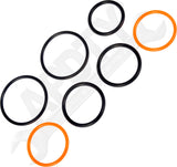 APDTY 171153 Engine Coolant Pipe O-Ring Seal Set (Allows O-Ring Replacement)