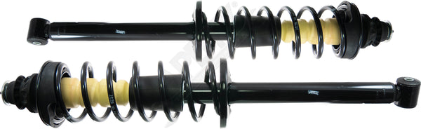 APDTY 171265x2 Strut & Coil Spring Pair; Rear Left & Right