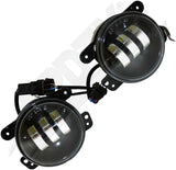 APDTY 171269 LED Fog Light Set; 3600 Lumen; 6500K Color Temp; Replaces RT28107