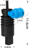 APDTY 171506 Windshield Washer Pump; Front; Replaces 5179153AC