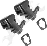 APDTY 171507 Windshield Washer Nozzle Set; Left And Right; Replaces 55157319AA