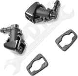 APDTY 171507 Windshield Washer Nozzle Set; Left And Right; Replaces 55157319AA
