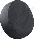 APDTY 171508 Spare Tire Cover; Rear; Black; 33" To 35"; Replaces TC333535