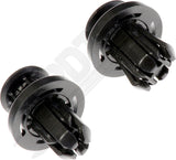 APDTY 171642 Push-Type Bumper And Fender Liner Retainer - Fits 10 MM Hole