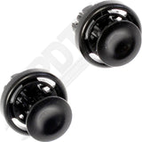 APDTY 171642 Push-Type Bumper And Fender Liner Retainer - Fits 10 MM Hole