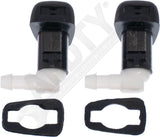 APDTY 171651 Windshield Washer Nozzle Set; Front Left & Right