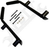 APDTY 171661 Grab Handle Kit; Set Of 2; Solid Steel; Rubberized; Replace RT27058