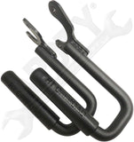 APDTY 171662 Grab Handle Kit; Set Of 2; Solid Steel; Rubberized; Replace RT27061