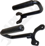 APDTY 171662 Grab Handle Kit; Set Of 2; Solid Steel; Rubberized; Replace RT27061