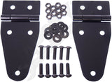 APDTY 171672 Hood Hinge Set; Set Of 2; Matte Black; Replaces RT34095