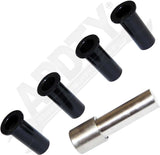 APDTY 171678 Door Hinge Bushing Kit; 2-Door Models; Replaces RT25004
