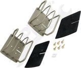 APDTY 171680 Tail Lamp Guard Set; Titanium Color; Replaces RT34098