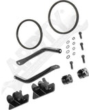 APDTY 171682 Quick Release Mirror Set; Black; Replaces RT30020