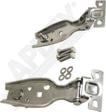 APDTY 171686 Liftgate Glass Hinge Kit; Stainless Steel; Replaces RT34104