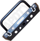 APDTY 171691 Heavy Duty Mid-Width Front Winch Bumper; Black; Replaces RT20044