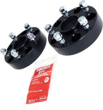 APDTY 171870 1.5" Thick Wheel Spacer Set; Black Anodized; Replaces RT32019