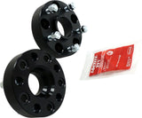 APDTY 171870 1.5" Thick Wheel Spacer Set; Black Anodized; Replaces RT32019