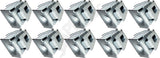 APDTY 171902x10 Exterior Trim Push Nut Clip; Set Of 10; Replaces 6510197AA