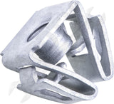 APDTY 171902x10 Exterior Trim Push Nut Clip; Set Of 10; Replaces 6510197AA