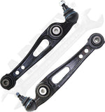 APDTY 171916 Control Arm Pair w/ Ball Joint & Bushing; Front Lower Rearward; L&R