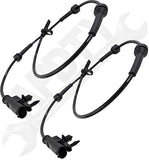APDTY 171920 ABS Anti-Lock Brake Wheel Speed Sensor; Rear Left & Right