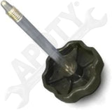 APDTY 171989 Soft Top Door Surround Knob; Front Or Rear; Replaces 55397130AC