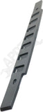 APDTY 171995 Front Bumper Frame Cover; Between Grill & Bumper