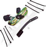 APDTY 172004 Trailer Hitch Kit w/ Pin; Bolt-On; With 4-Wire Wiring Harness