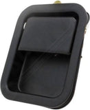 APDTY 172011 Exterior Door Handle Kit; Left & Right; Black; Replaces 55076222K