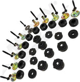 APDTY 172028 Body Mount Master Kit; Models w/ Steel Body; Replaces 52002723MK