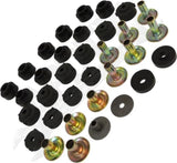 APDTY 172028 Body Mount Master Kit; Models w/ Steel Body; Replaces 52002723MK