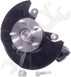 APDTY 172176 Loaded Steering Knuckle w/ Hub Bearing & Dust Shield; Front Left