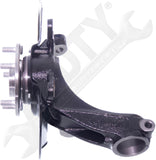 APDTY 172176 Loaded Steering Knuckle w/ Hub Bearing & Dust Shield; Front Left