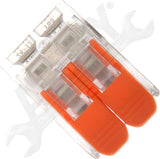 APDTY 172224 2 Slot Inline Lever Wire Connectors 24-12 Gauge Pack of 5