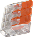 APDTY 172225 3 Slot Inline Lever Wire Connector 24-12 Gauge Pack of 5