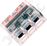 APDTY 172225 3 Slot Inline Lever Wire Connector 24-12 Gauge Pack of 5