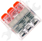 APDTY 172225 3 Slot Inline Lever Wire Connector 24-12 Gauge Pack of 5