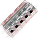 APDTY 172226 5 Slot Inline Lever Wire Connectors 24-12 Gauge Pack of 5