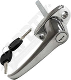 APDTY 172280 Exterior Door Handle; Left Or Right; Chrome; Replaces J8128461