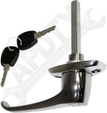 APDTY 172280 Exterior Door Handle; Left Or Right; Chrome; Replaces J8128461
