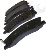 APDTY 172290 Disc Brake Pad Set; Front Left & Right; Akebono; Replaces 5093183AD