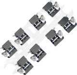 APDTY 172305 Brake Pad Spring Kit; Front Left & Right; Replaces 68212326AA