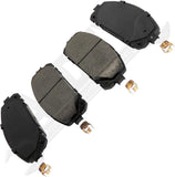 APDTY 172306 Brake Pad Set; Front Left & Right; Dual Piston; Replaces 68227573AD