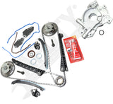 APDTY 172387 Timing Chain Kit 2-pc Kit with Oil Pump