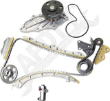 APDTY 172397 Timing Chain Kit 2-pc Kit with Water Pump