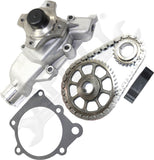 APDTY 172400 Timing Chain Kit 2-pc Kit with Water Pump