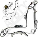 APDTY 172411 Timing Chain Kit 2-pc Kit with Water Pump