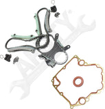 APDTY 172437 Timing Chain Kit 2-pc Kit with Timing Cover Gasket