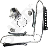 APDTY 172441 Timing Chain Kit 2-pc Kit with Water Pump