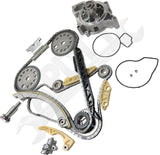 APDTY 172443 Timing Chain Kit 3-pc Kit with Balance Shaft Kit and Water Pump